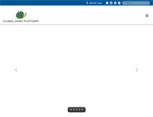 Tablet Screenshot of globaldairyplatform.com